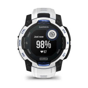 Garmin Instinct 3 - 45 mm, Solar, Balta akmens krāsā