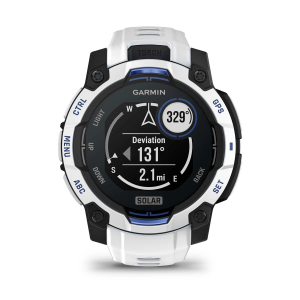 Garmin Instinct 3 - 45 mm, Solar, Balta akmens krāsā