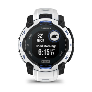 Garmin Instinct 3 - 45 mm, Solar, Balta akmens krāsā