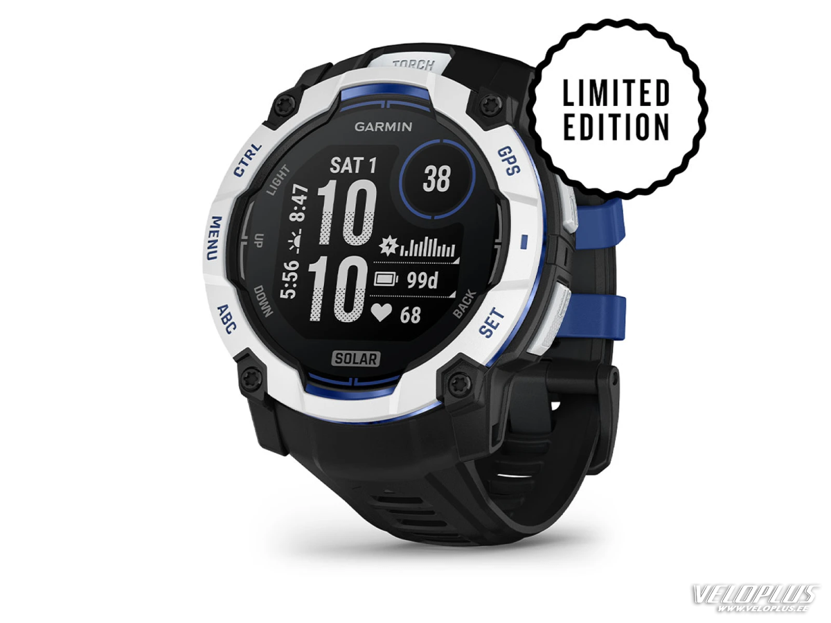Garmin Instinct 3 - 50 mm, Solar, Balta akmens krāsā