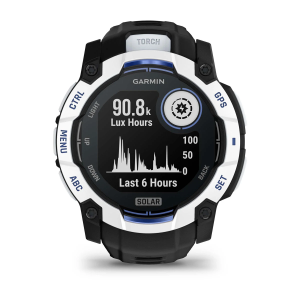 Garmin Instinct 3 - 50 mm, Solar, Balta akmens krāsā