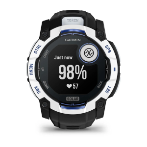 Garmin Instinct 3 - 50 mm, Solar, Balta akmens krāsā