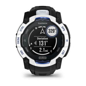 Garmin Instinct 3 - 50 mm, Solar, Balta akmens krāsā