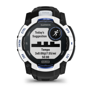 Garmin Instinct 3 - 50 mm, Solar, Balta akmens krāsā