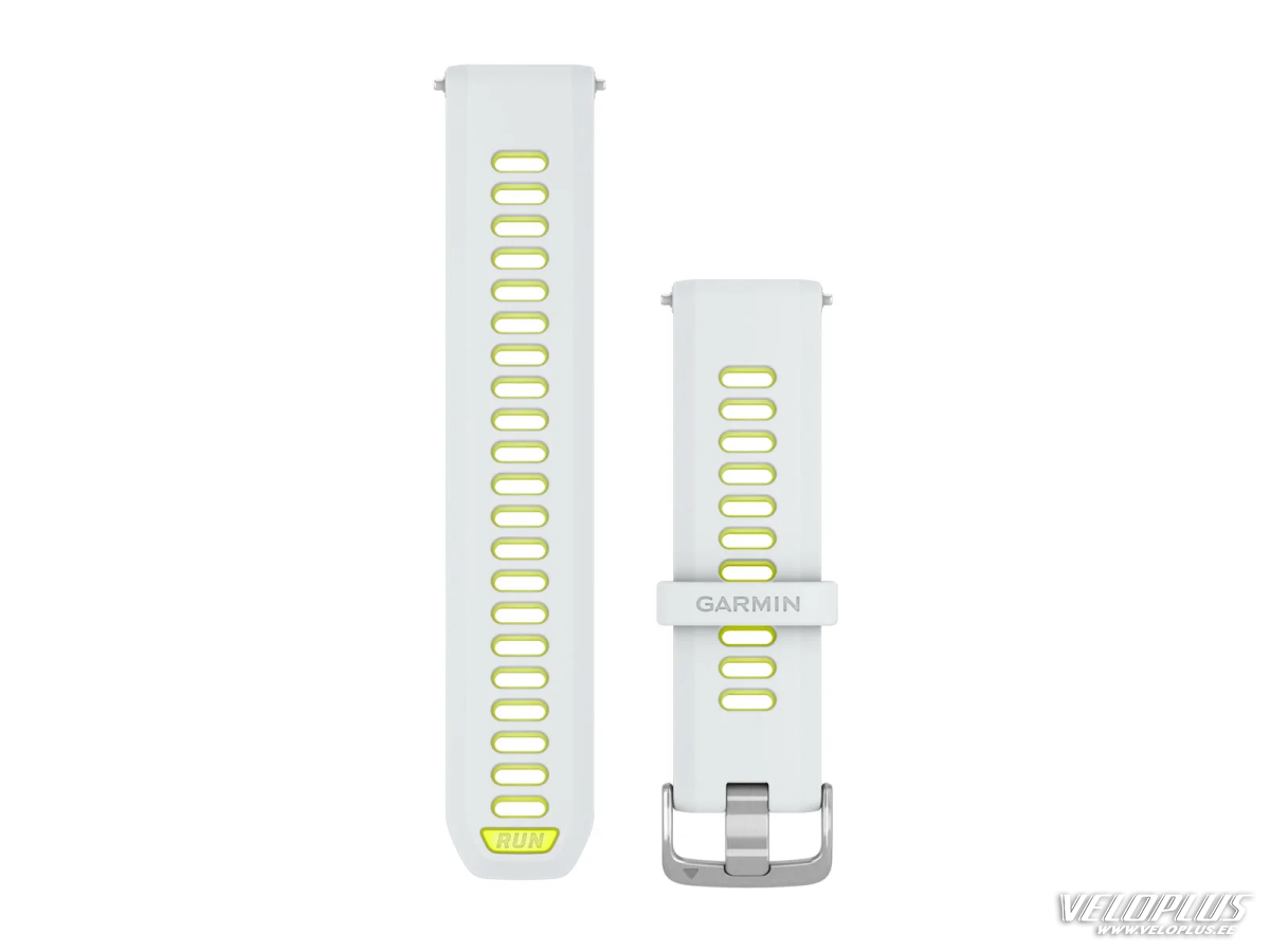 Garmin Forerunner 955/965/970 Laikrodžio dirželiai (22 mm) Whitestone/permatomas ir geltonas spalvos