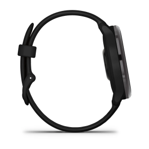 Garmin vivoactive 6, сланцево-серый корпус с чёрным ремешком