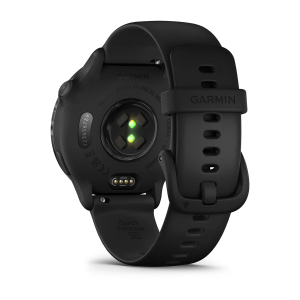 Garmin vivoactive 6, сланцево-серый корпус с чёрным ремешком