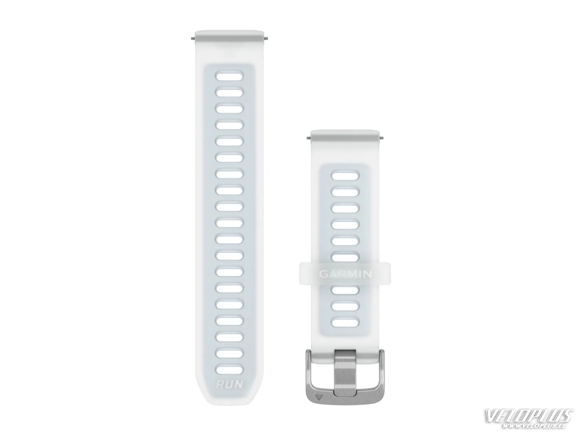 Vara ranneke Garmin Quick Release 20mm läpikuultava whitestone/cloud blue