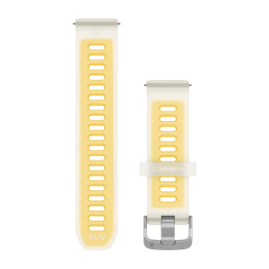 Vaihdehihna Garmin Quick Release 20mm läpikuultava luunvalkoinen/mango
