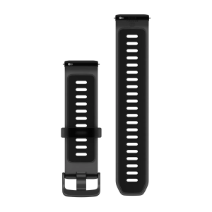 Vara ranneke Garmin Quick Release 22mm läpikuultava musta/musta