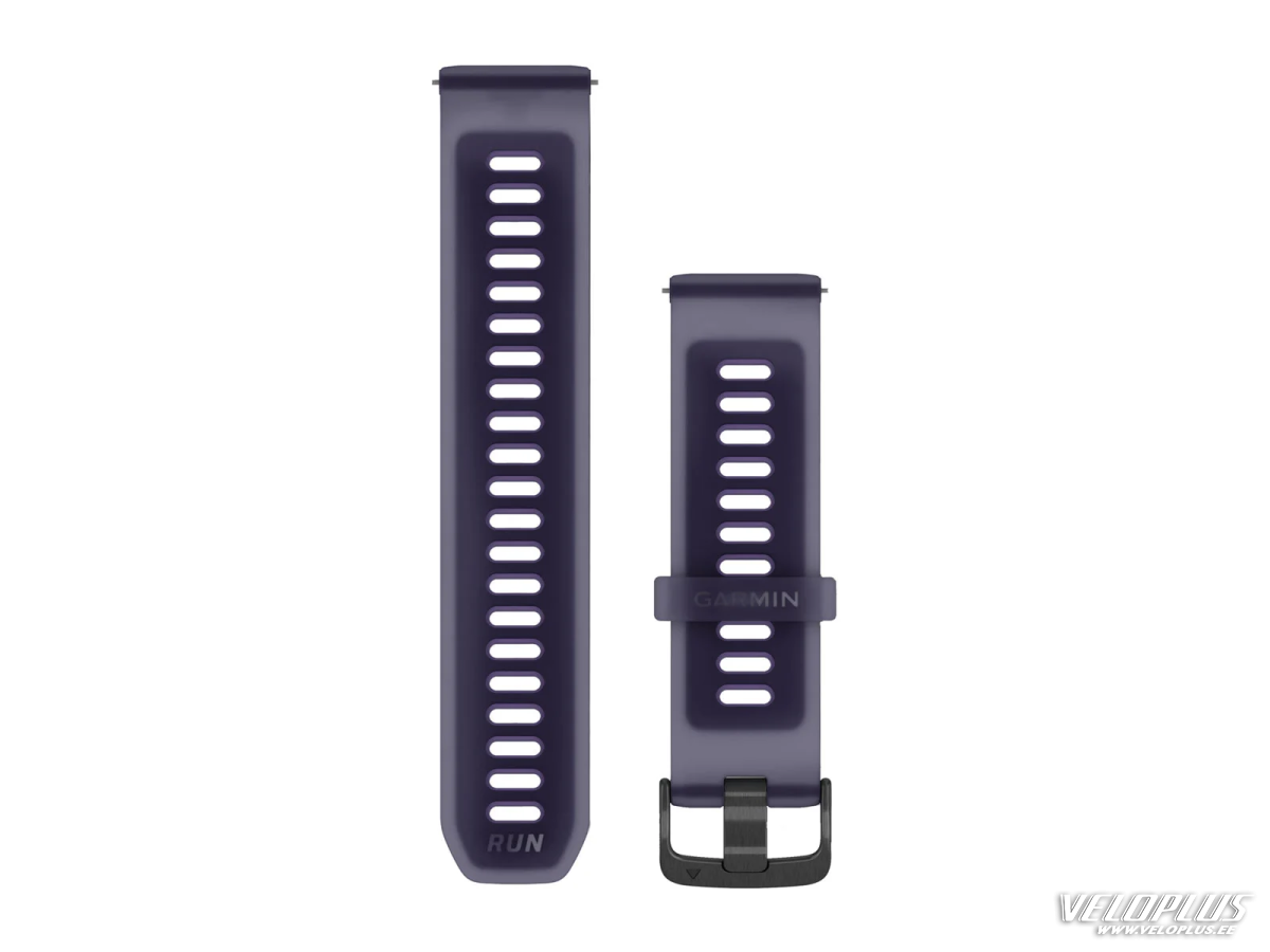 Kellarihm Garmin Quick Release 22mm Läbipaistev tumelilla/indigo