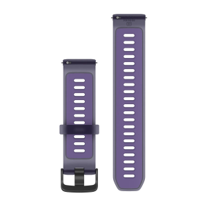 Kellarihm Garmin Quick Release 22mm Läbipaistev tumelilla/indigo