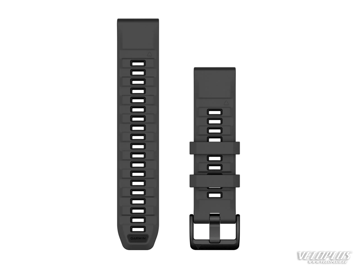 Nomaiņa Garmin QuickFit 22mm grafīta/melns silikons