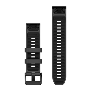 Nomaiņa Garmin QuickFit 22mm grafīta/melns silikons