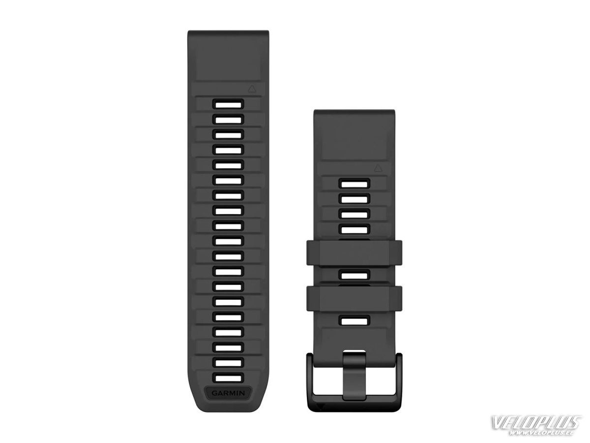 Nomaiņas siksniņa Garmin QuickFit 26mm grafīta/melna silikona