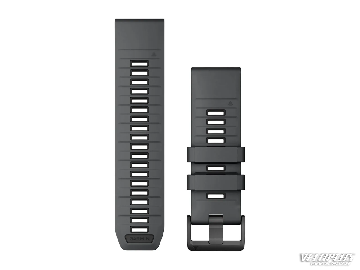 Nomaiņas siksniņa Garmin QuickFit 26 mm pelēka/melna silikona
