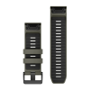 Nomaiņas siksna Garmin QuickFit 26mm Olive Drab/Melna silikona thumbnail 2