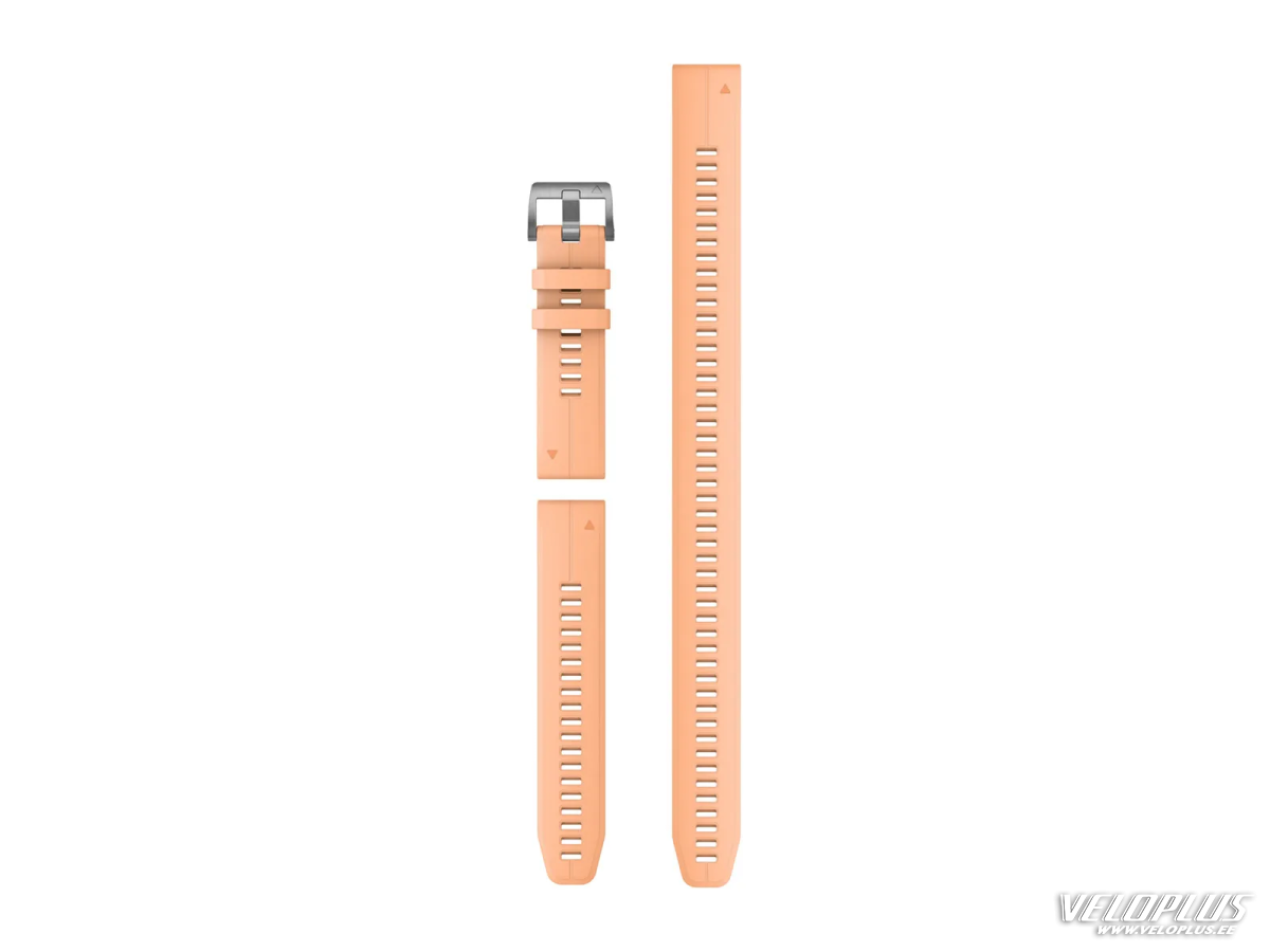 Nomaiņas siksna Garmin QuickFit 22mm Shell Pink Silikons (3 daļu niršanas komplekts)