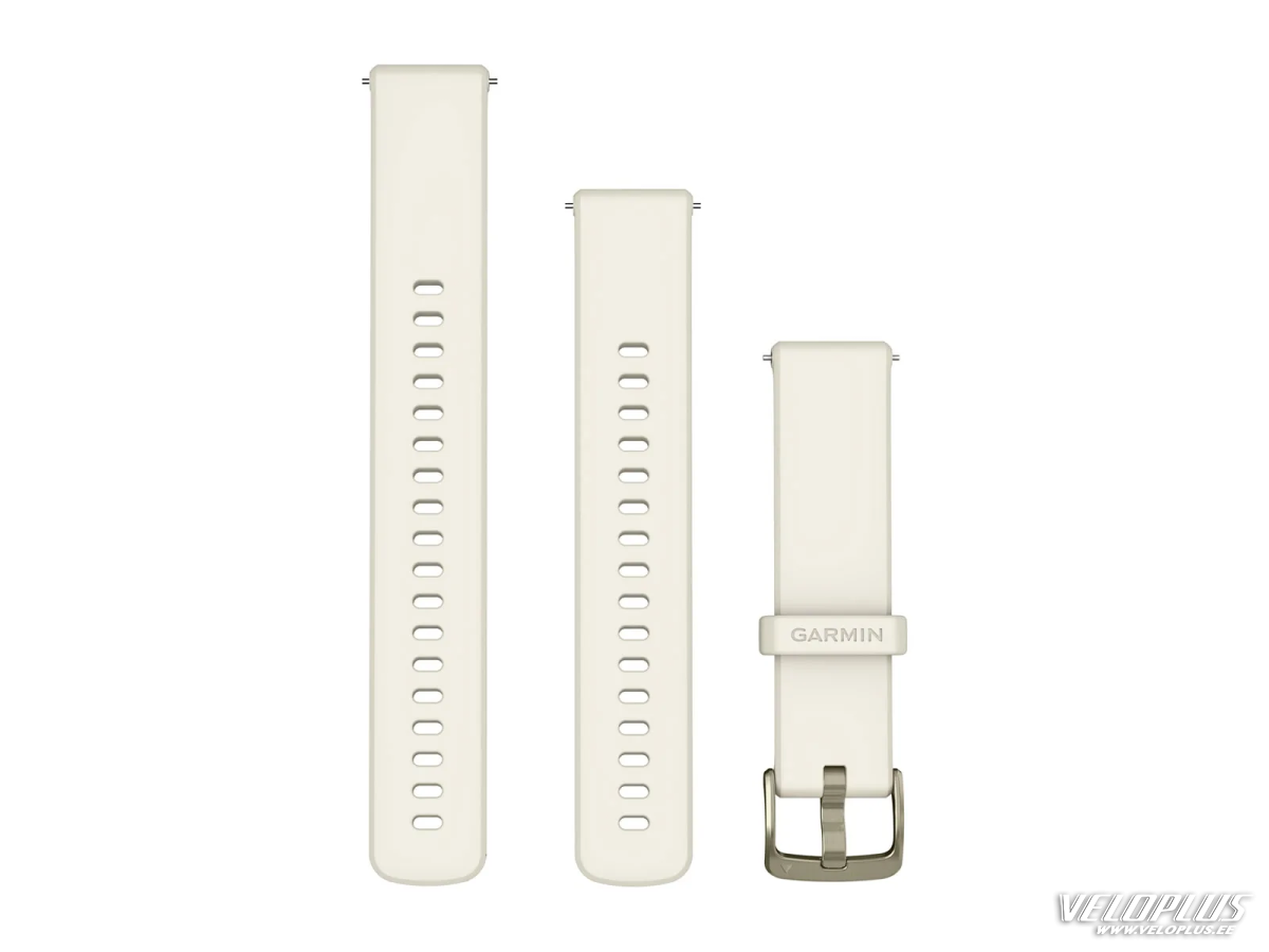 Pakeitimo dirželis Garmin Quick Release 18mm Bone silikoninis