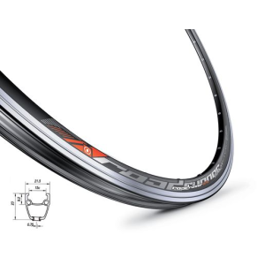 Rim Mach1 Road Runner 700C 622x15C 28h black