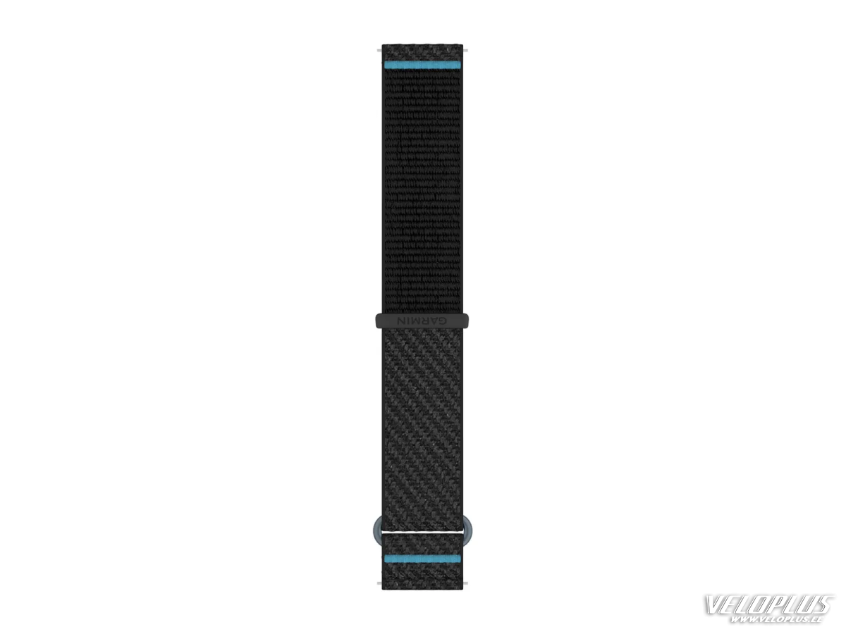 Ремешок для замены Garmin Quick Release 20mm Черный/Azure ComfortFit Ткань