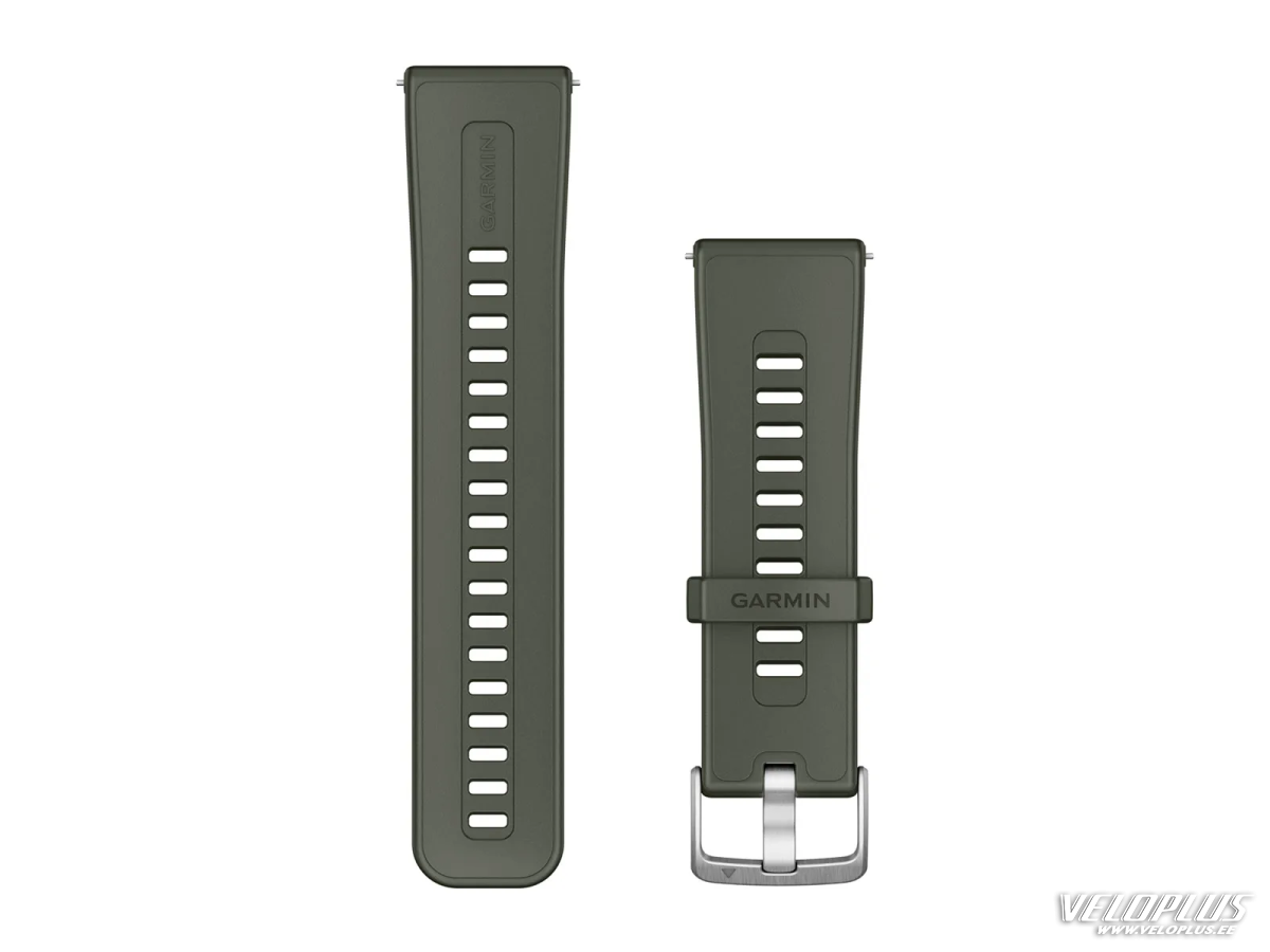 Vaihde Garmin Quick Release 24mm Moss silikoninen