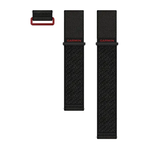 Pakeitimo dirželis Garmin Quick Release 24mm Juodas ComfortFit Nailonas