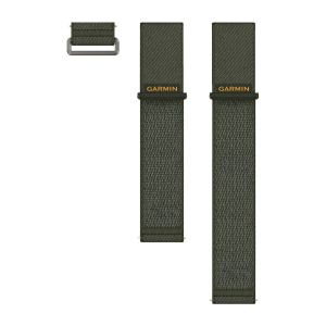 Pakeičiamas Garmin Quick Release 24mm Moss ComfortFit nailono apyrankė