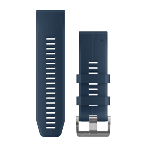 Aizvietojamā siksna Garmin QuickFit 26mm Captain zils silikons