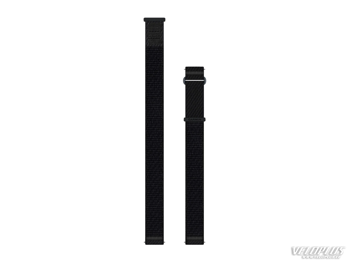 Pakeitimo dirželis Garmin Quick Release 18mm Šiferio pilka/Juoda ComfortFit audinys