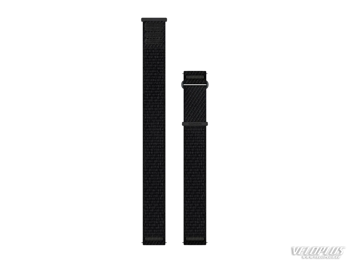 Pakeitimo dirželis Garmin Quick Release 22mm Šiferio pilka/Juoda ComfortFit audinys