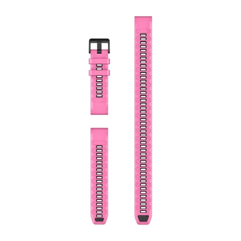 Kellarihm Garmin QuickFit 22mm Roosa silikoon (Kolmeosaline sukeldumiskomplekt)
