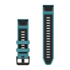 Nomaiņas siksna Garmin QuickFit 20mm tirkīza silikona (3 daļu niršanas komplekts) thumbnail 2