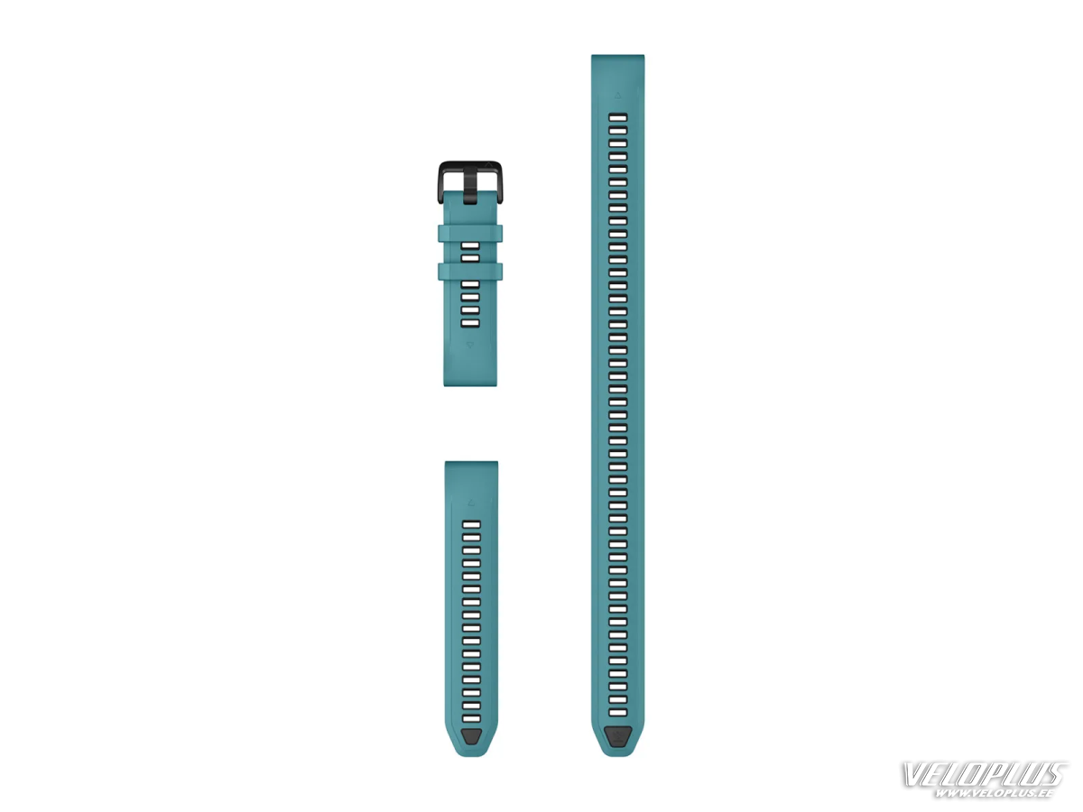 Nomaiņas siksna Garmin QuickFit 20mm tirkīza silikona (3 daļu niršanas komplekts)