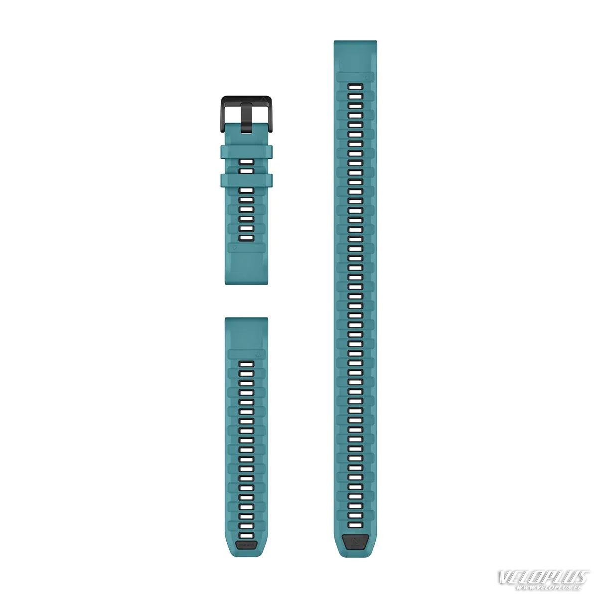 Vaihdehihna Garmin QuickFit 22mm turkoosi silikoni (3-osainen sukellussetti)