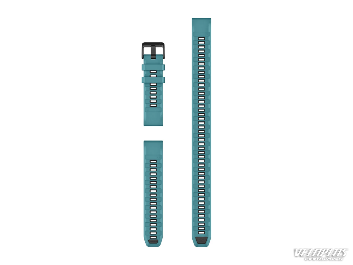 Aizvietojamā siksna Garmin QuickFit 22mm tirkīza silikons (3 daļu niršanas komplekts)