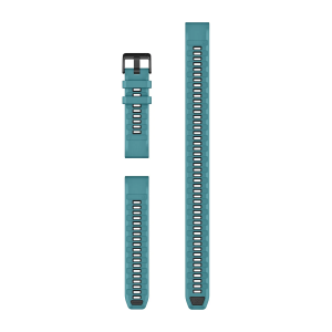 Aizvietojamā siksna Garmin QuickFit 22mm tirkīza silikons (3 daļu niršanas komplekts)
