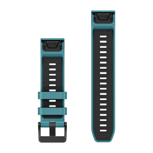 Aizvietojamā siksna Garmin QuickFit 22mm tirkīza silikons (3 daļu niršanas komplekts)