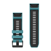 Nomaiņas siksna Garmin QuickFit 26 mm tirkīzzils silikons (3 daļu niršanas komplekts) thumbnail 2