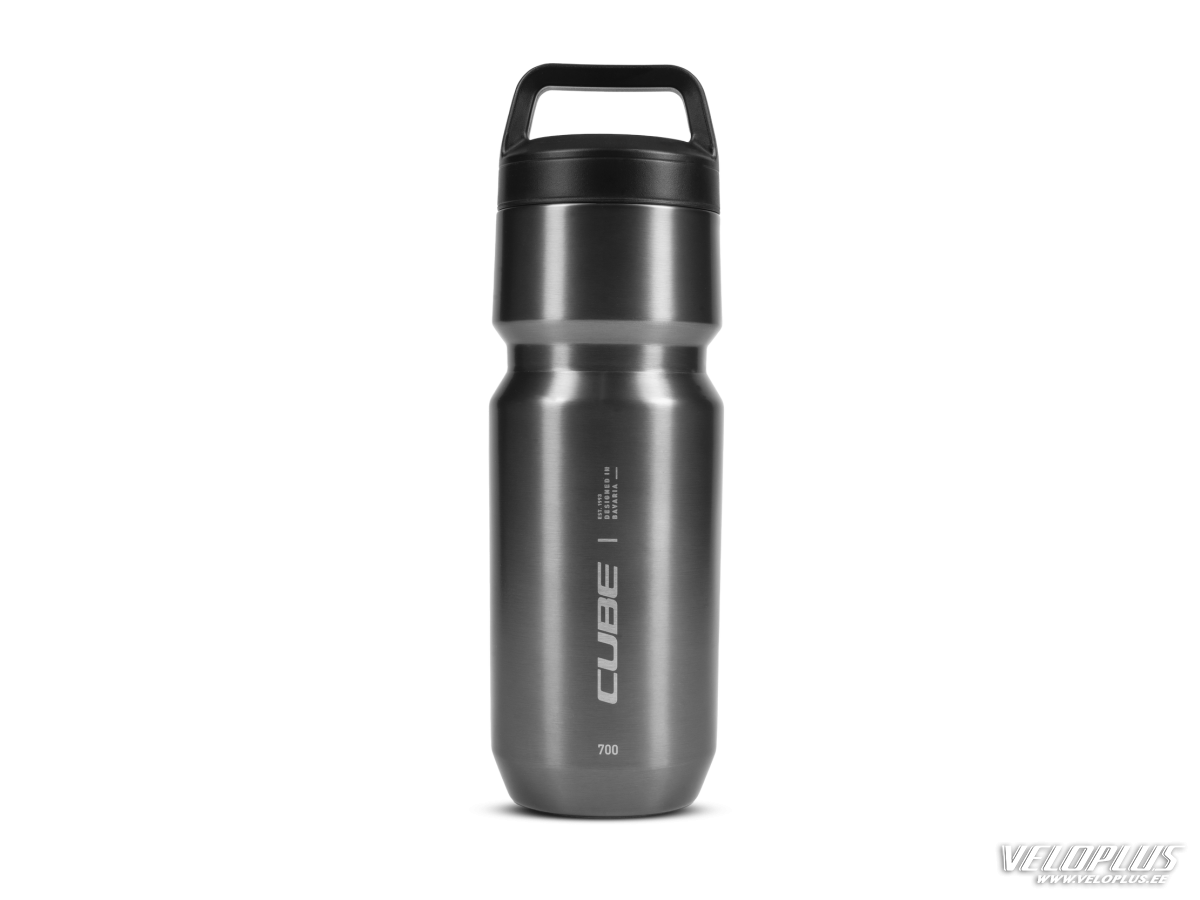 Cube Arc 700 Stainless Steel Bottle, Brushed Grey