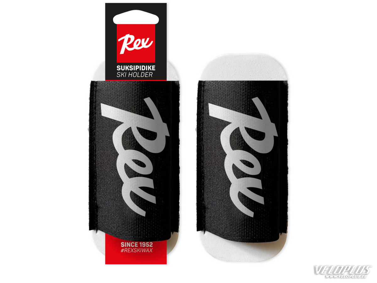 Slēpju siksnas REX Melns - Pāris