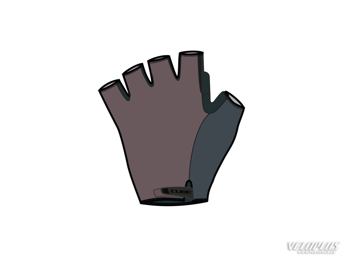 Перчатки с короткими пальцами CUBE NF Ergonomics GEL