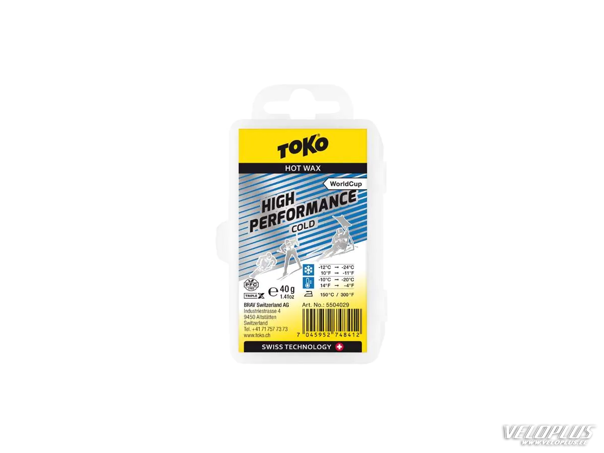 Suusamääre TOKO HIGH PERFORMANCE COLD sinine 40g