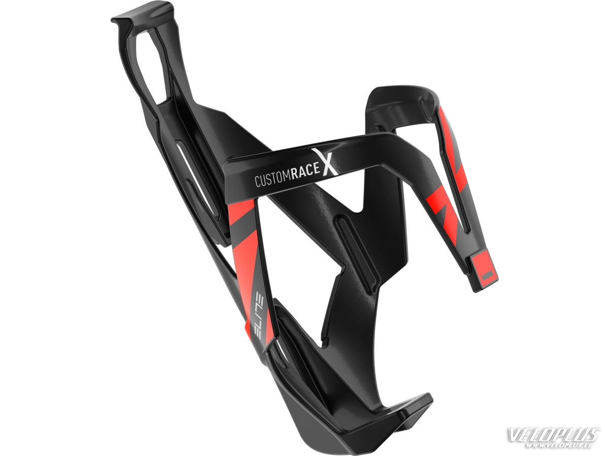 Флягодержатель Elite Custom RaceX Черный Глянцевый Красный