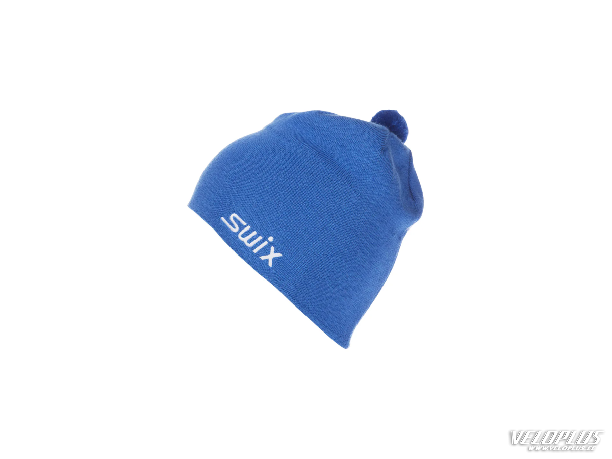 SWIX TRADITION HAT blue w/ bom 58cm