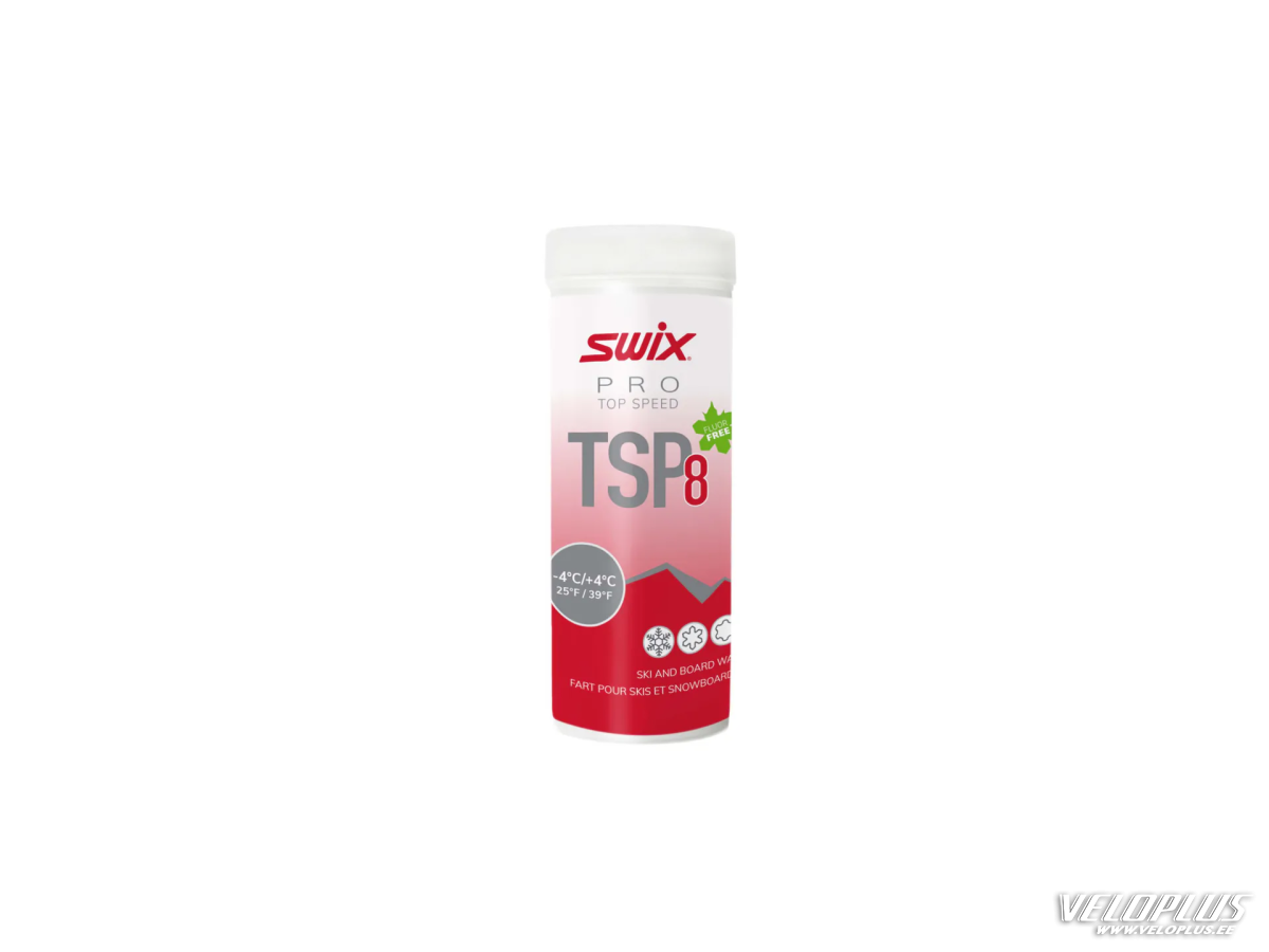 Pulber SWIX PRO TOP SPEED TSP8 RED -4°C/+4°C 40g