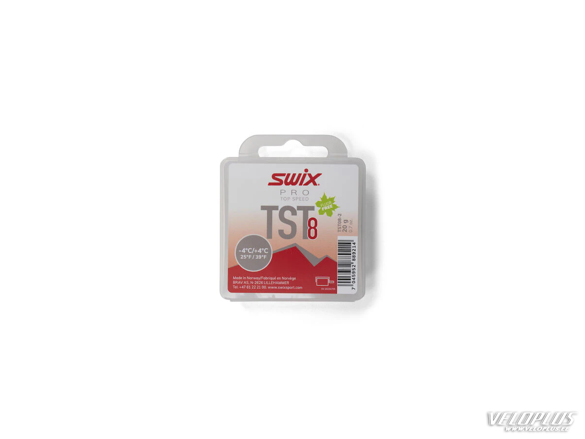 Ski Wax SWIX TS8 TURBO RED -4°C/+4°C, 20g