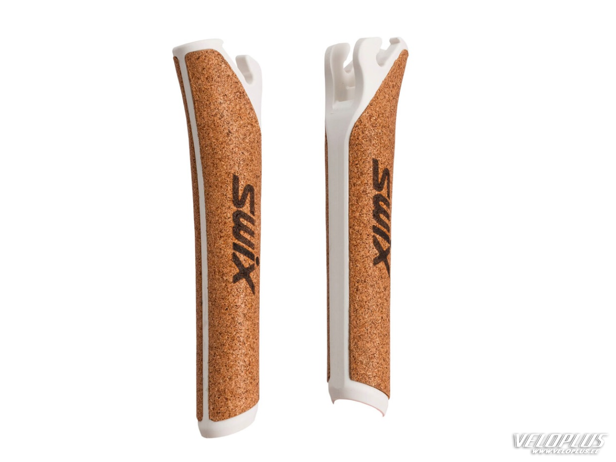 SWIX FORCE CORK Round Handle 16mm white/cork  (pair)