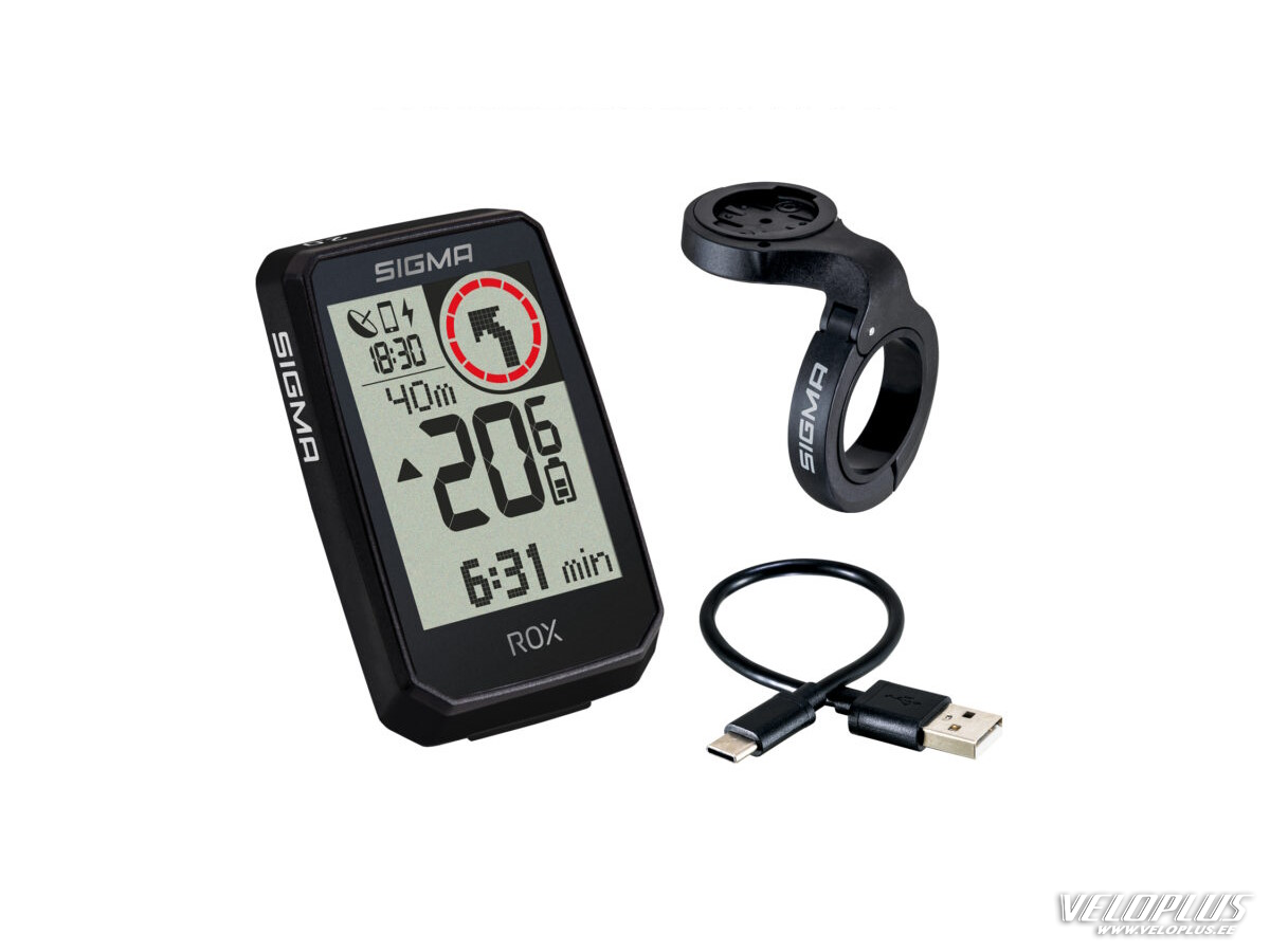 Dviračio kompiuteris SIGMA ROX 2.0 ENDURANCE JUODAS GPS