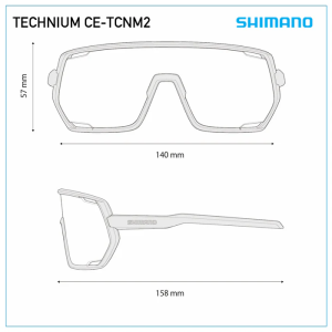 Очки Shimano CE-TCNM2-PH TECHNIUM Фотохромные Серые, Матовый Черный
